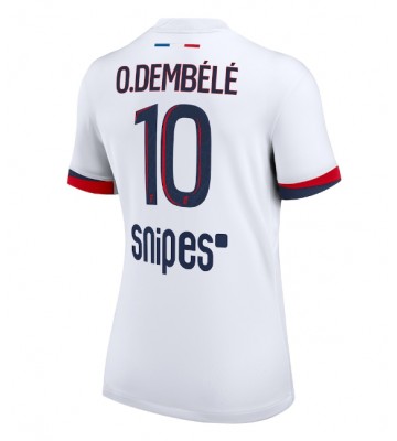 Paris Saint-Germain Ousmane Dembele #10 Udebanetrøje Dame 2025-26 Kortærmet